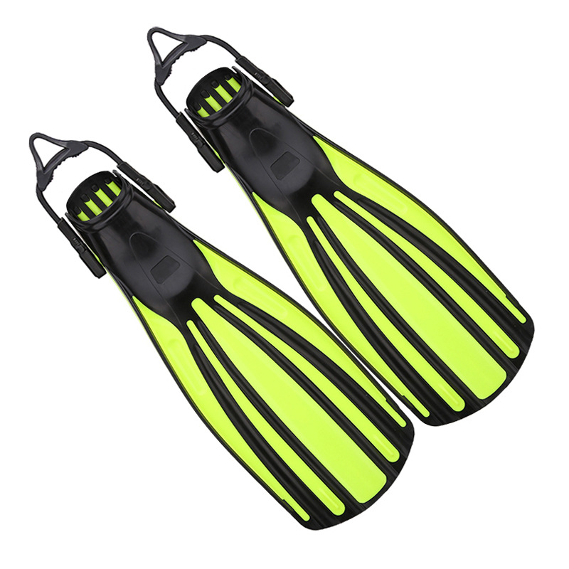 실리콘 프리다이빙 수영 오리발 숏핀 스노쿨링  화이트