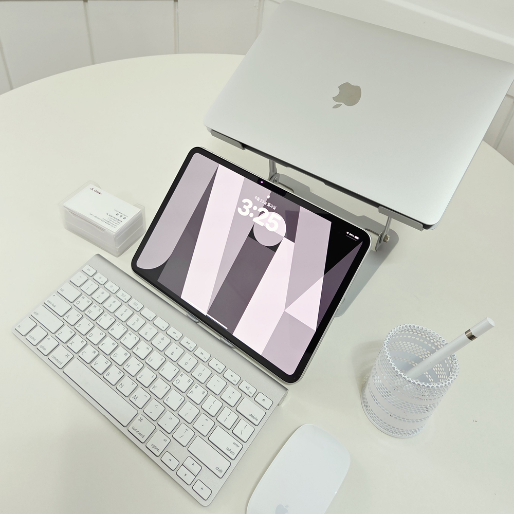 접이식 듀얼 노트북 거치대 맥북 스탠드 노트북받침대