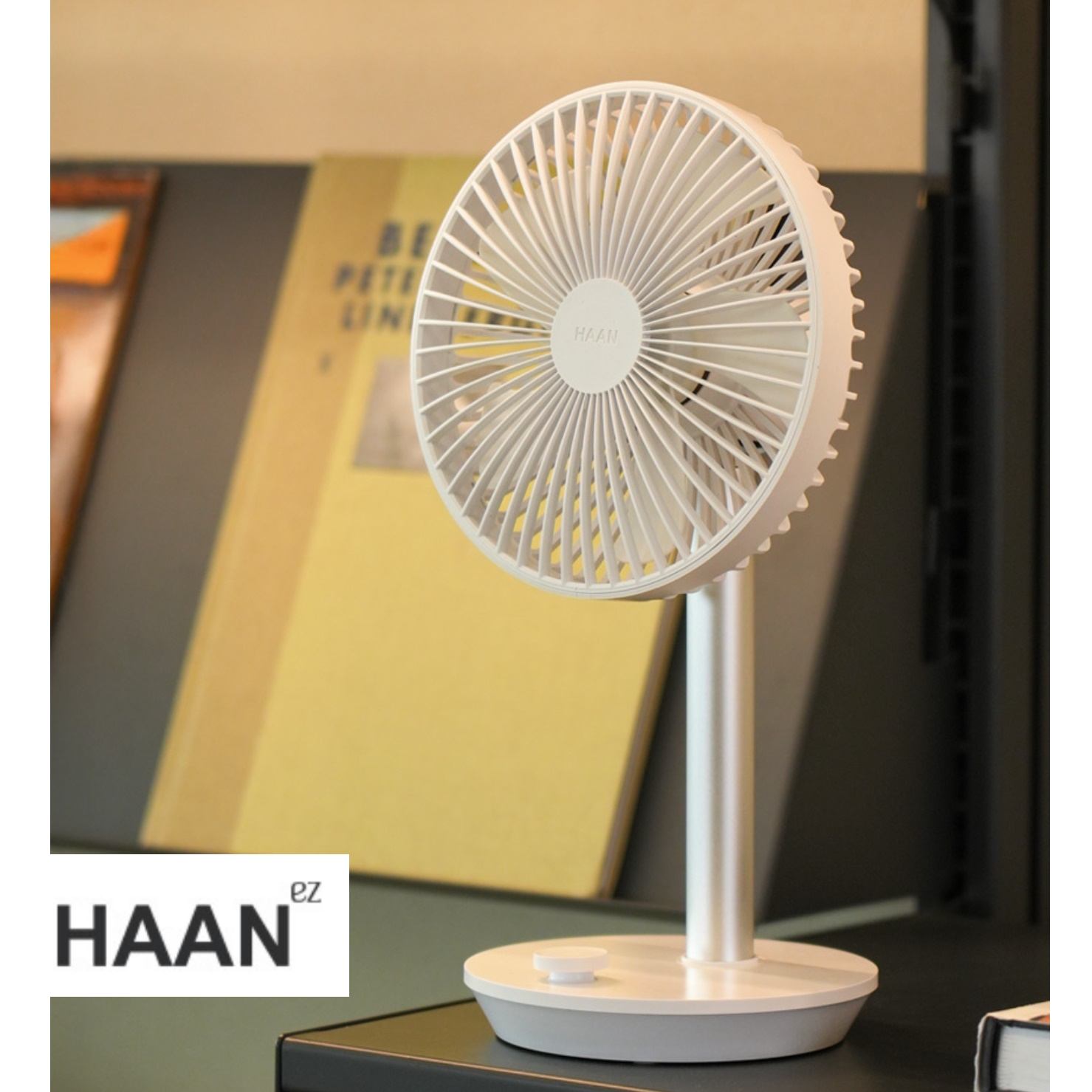 한경희 사무실 소형 4단 선풍기 탁상용 c타입 선풍기 사무용 선풍기 - 상품 이미지
