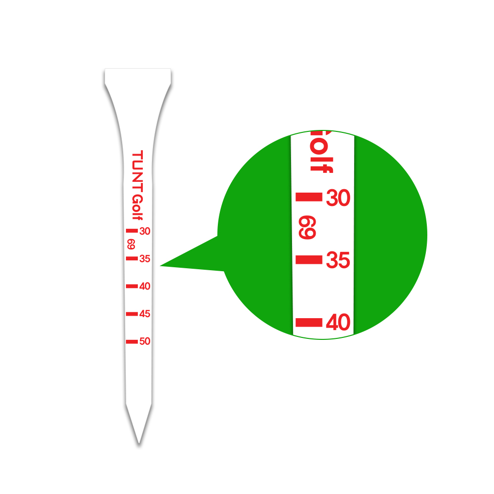 턴트골프 높이조절눈금티 미들티 69mm 20개입 눈금티 - 상세 이미지 2