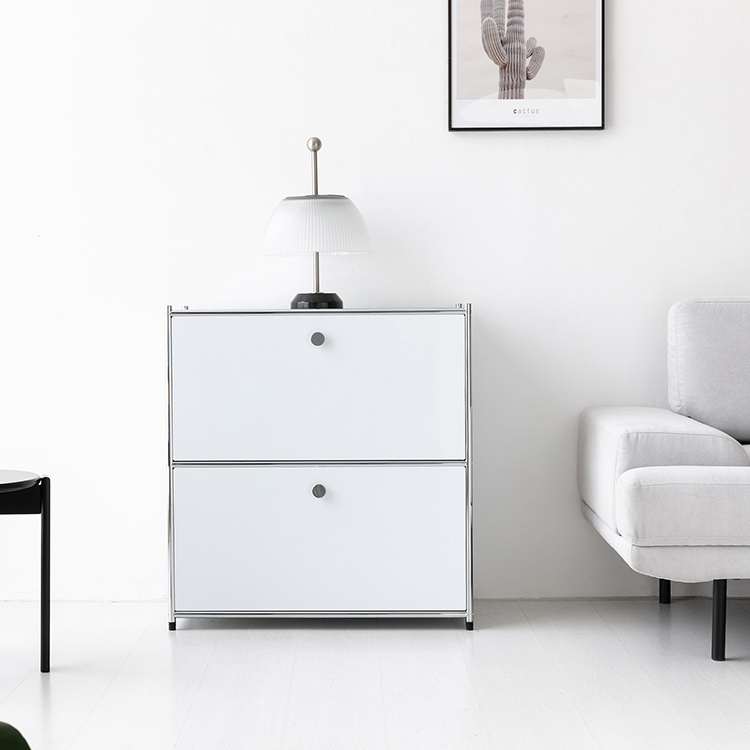 심플리 수납장 BC651 770x400x820mm, 2단, 퓨어화이트 4226.2247 이미지 7