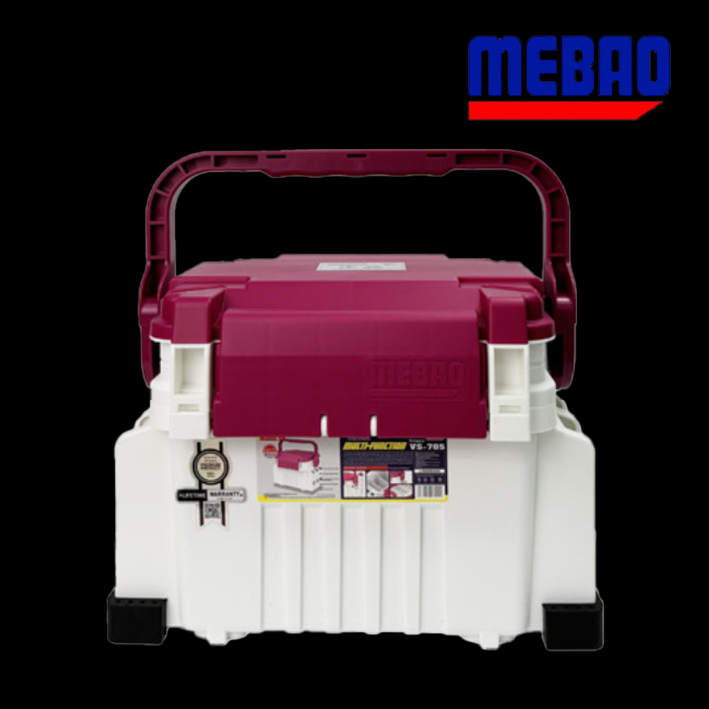 [도착보장] 메바오 태클박스 VS-705 MEBAO 에기박스 낚시 공구박스 낚시가방 버건디 - 상품 이미지