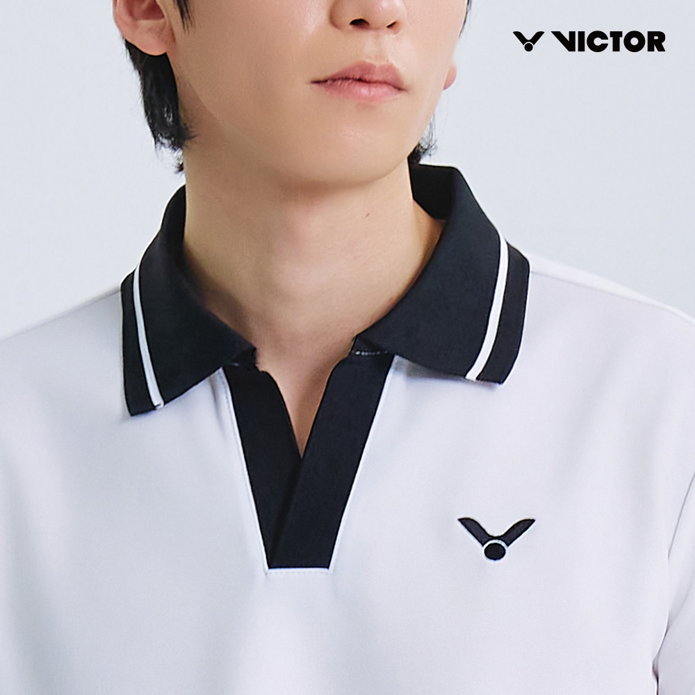 빅터 VICTOR V-CHAMPION TEE 카라 반팔 티셔츠 남성용 25ATS004M 배드민턴 탁구 스쿼시 스포츠웨어 - 상세 이미지 5