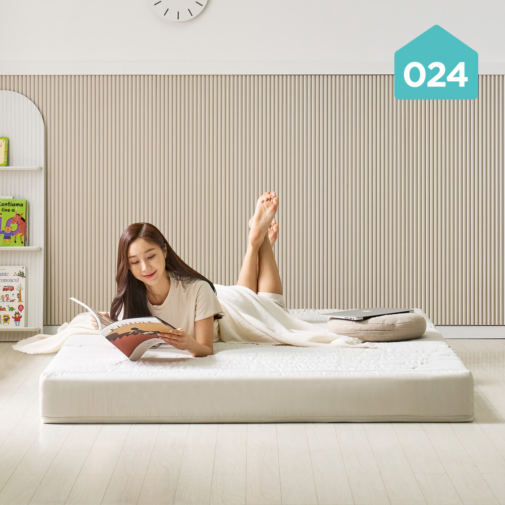 024홈 국민토퍼 3단 접이식 매트리스 단단한 16cm 퀸 - 상세 이미지 4