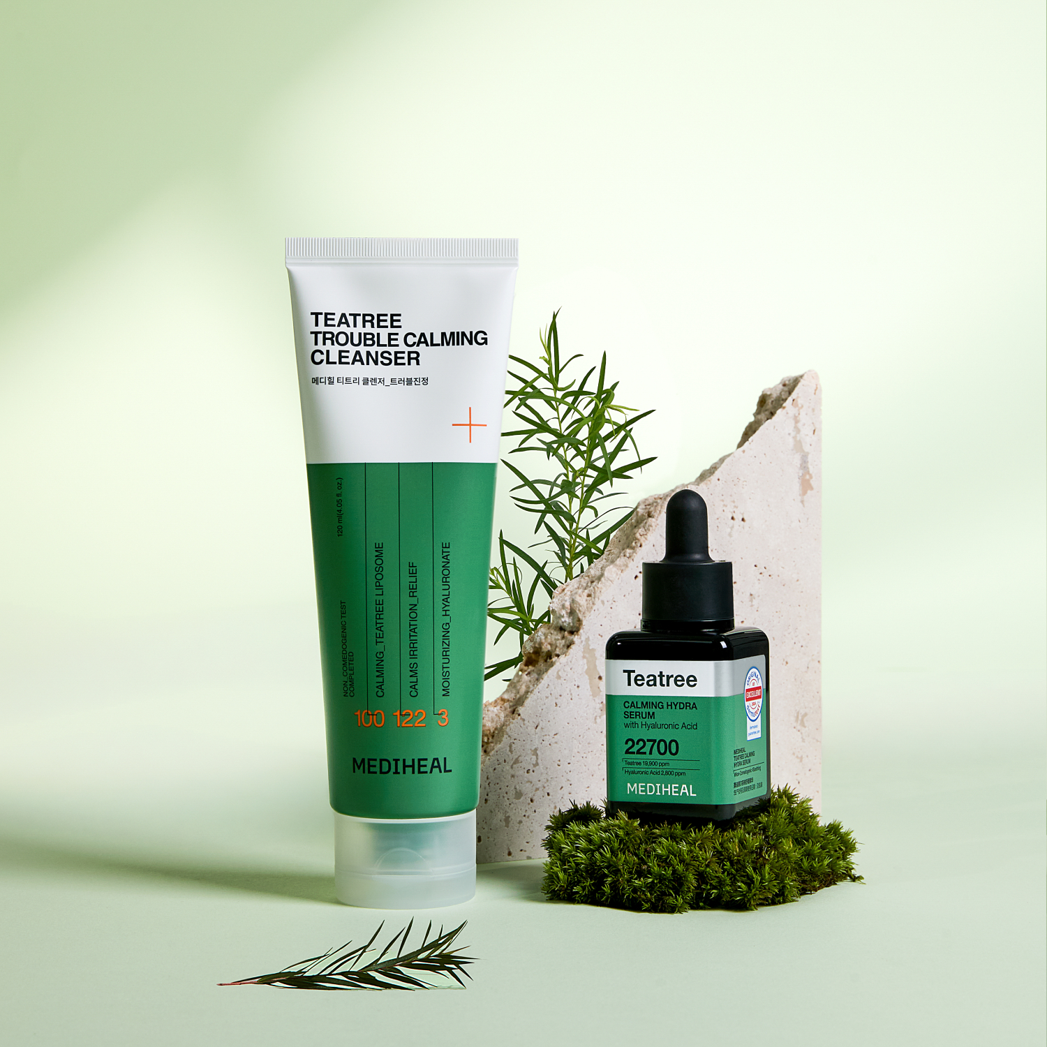 메디힐 트러블 케어 2종 세트(티트리 세럼 40ml+티트리 클렌징폼 1개) - 상품 이미지