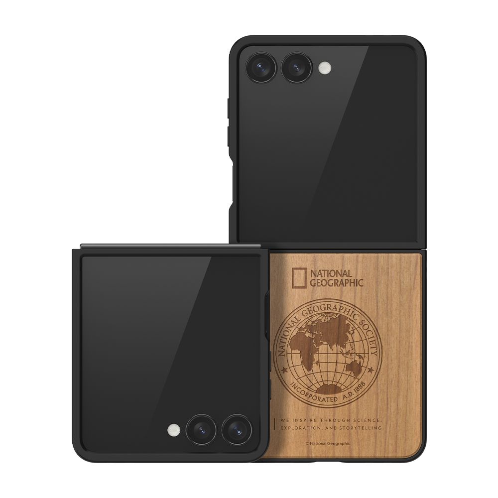 내셔널지오그래픽 네이쳐 우드 케이스 단일 색상, 갤럭시Z 플립7