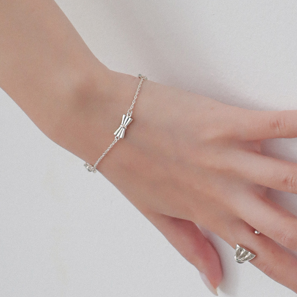 보우 링크 브레이슬릿 Bow Link Bracelet - 상세 이미지 4