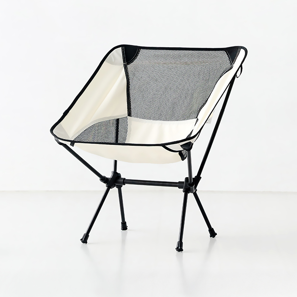 캠폴 캠핑 접이식의자 52x52x65cm, 베이지 1544.0233, 1개