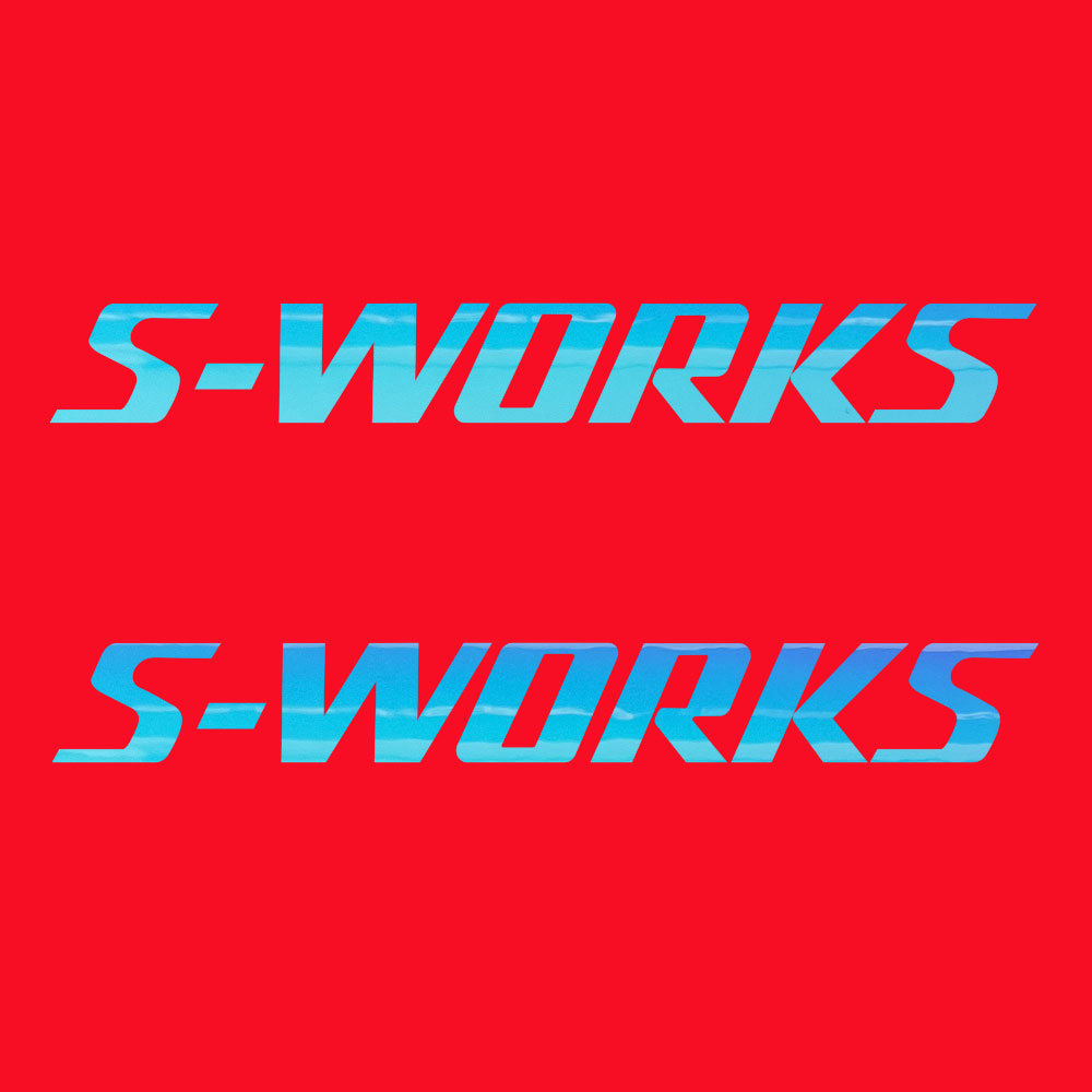 스페셜라이즈드 에스웍스 S-WORKS 로드 자전거 데칼 스티커  싱글 세트(1set 2개) - 상세 이미지 3