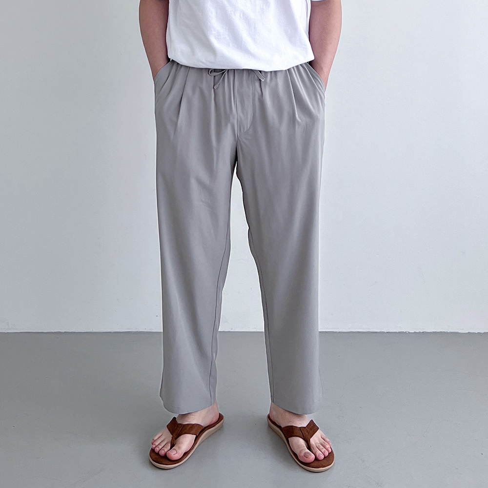 남자여름슬랙스 남성냉장고바지 쿨슬랙스 벌룬팬츠 - 상품 이미지