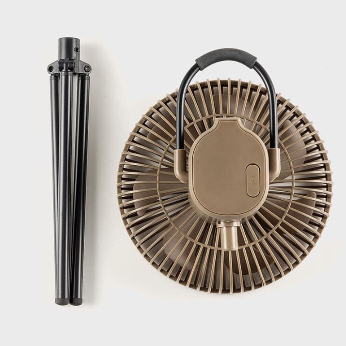 캠핑용 무선 선풍기 BLDC 미니 타프팬 클립형 삼각다리 선풍기