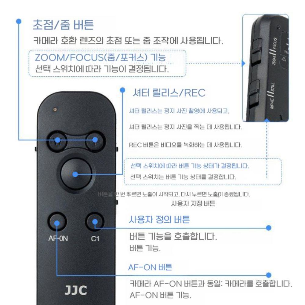 소니 ZV-E1 카메라 블루투스 리모컨 셀카봉 삼각대 거치대 - 상세 이미지 5