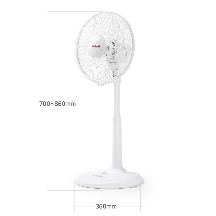 신일 가정용 선풍기 30cm 거실 침실 주방 저소음 스탠드형 선풍기 - 상세 이미지 5