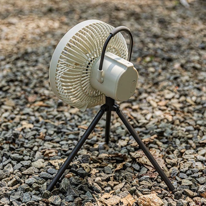 캠핑용 무선 선풍기 BLDC 미니 타프팬 클립형 삼각다리 선풍기