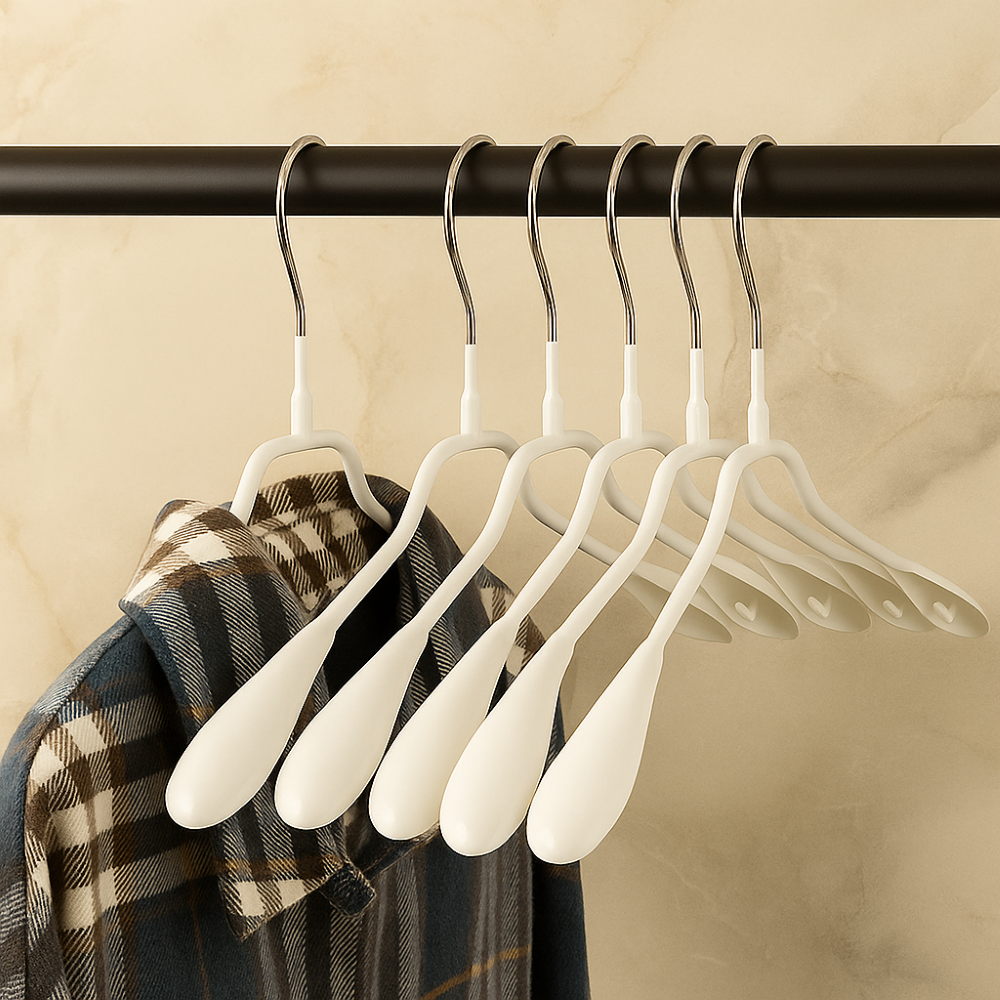 논슬립 코팅 니트 가디건 맨투맨 스타일러 홈쇼핑 손상 어깨뿔 방지 옷걸이 5개입