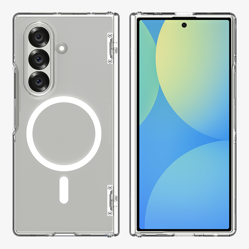 갤럭시 맥세이프 케이스 힌지 풀커버 울트라하이브리드프로 맥핏 클리어화이트, 갤럭시Z 폴드7