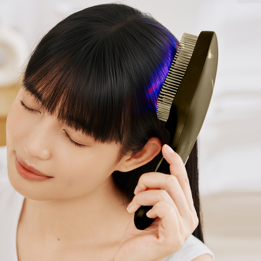 펄케어 터치뷰티 VITA 헤어 갈바닉 고주파 두피 마사지기 적생광 탈모 관리기 코코브라운 - 상세 이미지 2
