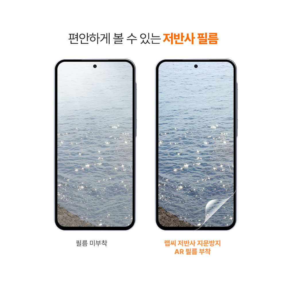 랩씨 지문방지 저반사 액정보호필름 C-Skin 갤럭시S25 FE, 3매입 - 상세 이미지 5