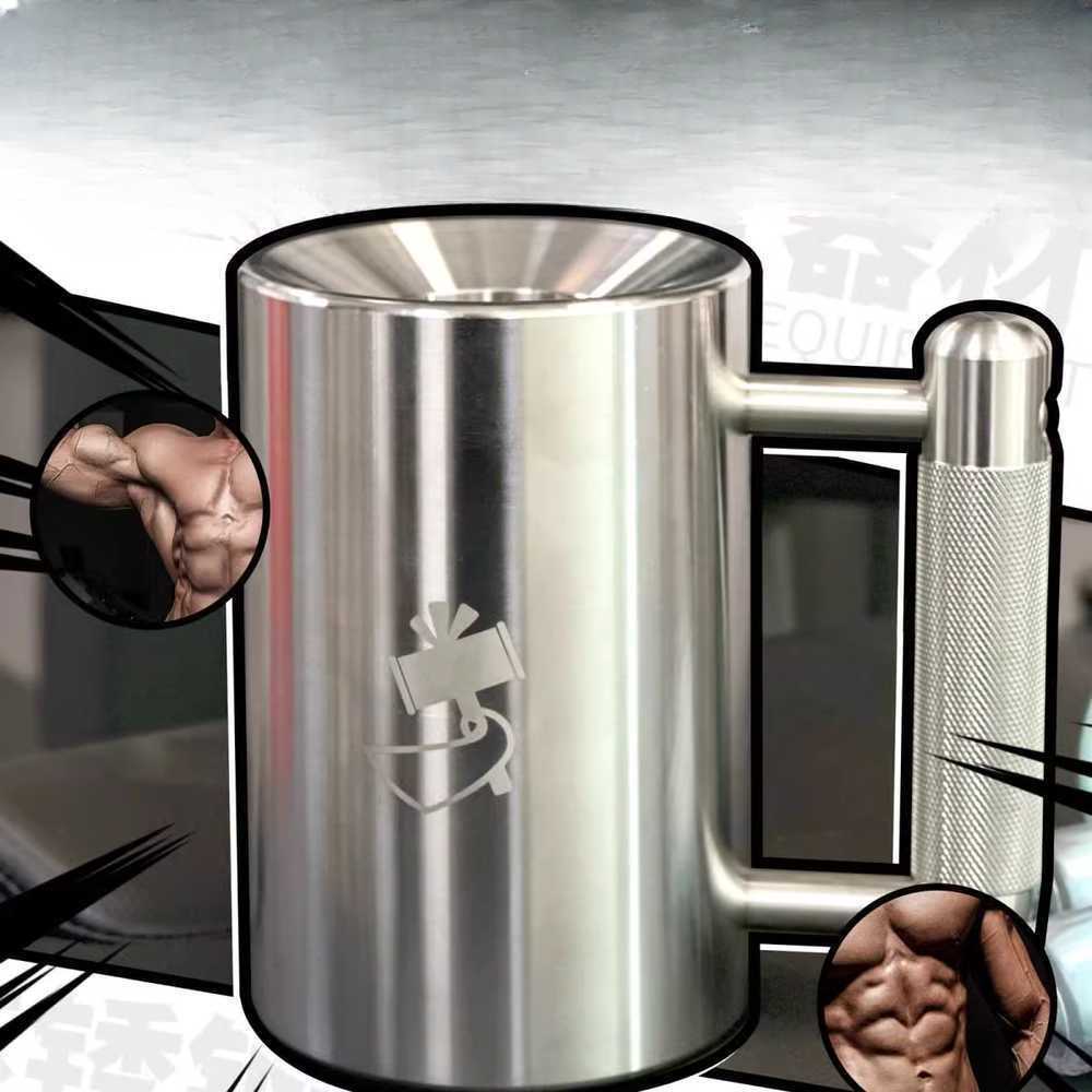 덤벨 손잡이 머그컵 근육 헬스장 기념품 운동 선물 6kg-100ml (5-10kg) - 상세 이미지 2
