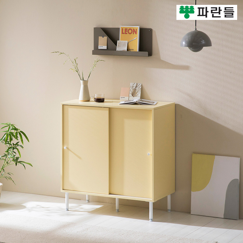 파란들가구 높은다리 800 미닫이 도어수납장 다용도수납장 - 상세 이미지 2