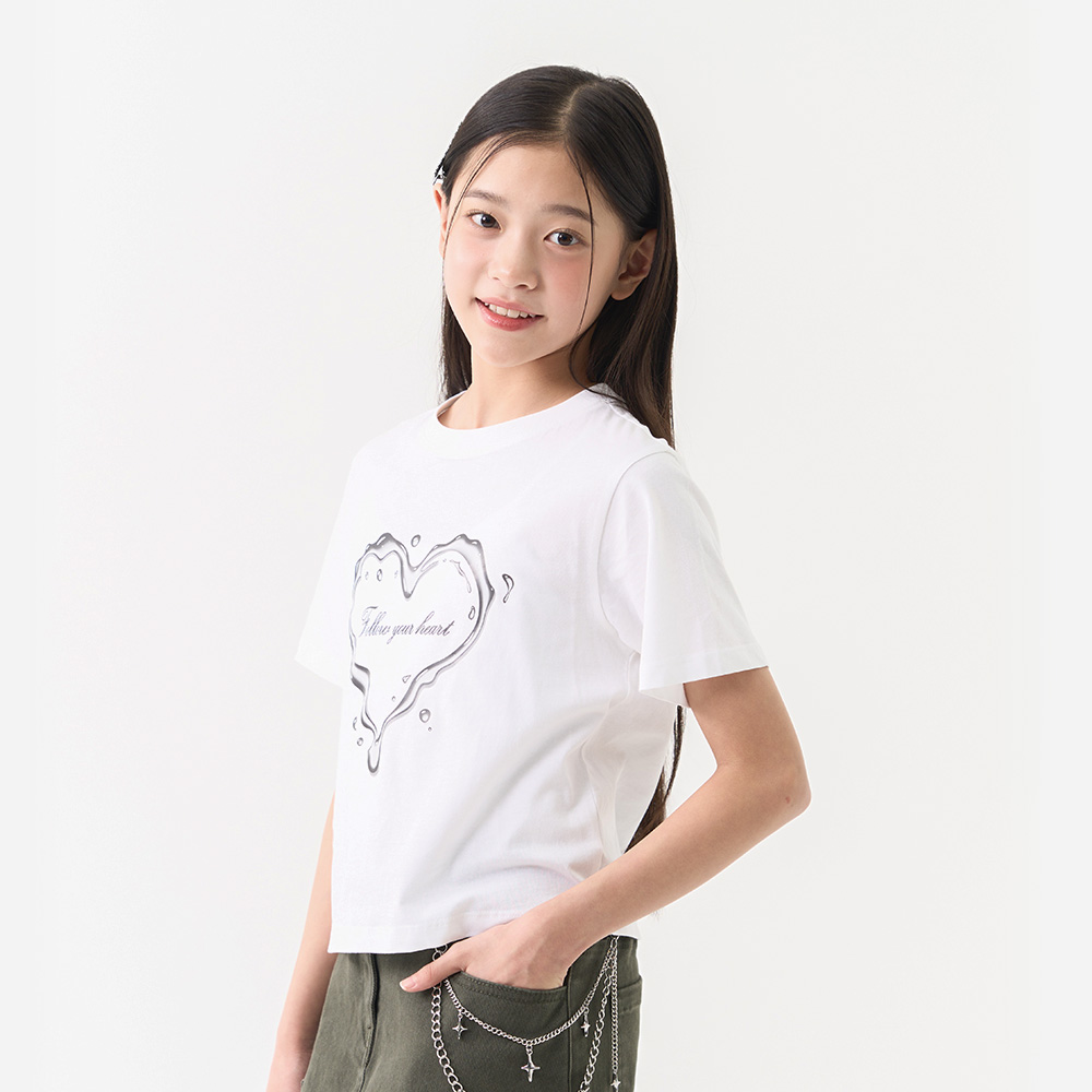 더데이걸 데일리 기본핏 반팔티 TGRP25302 - 상세 이미지 2