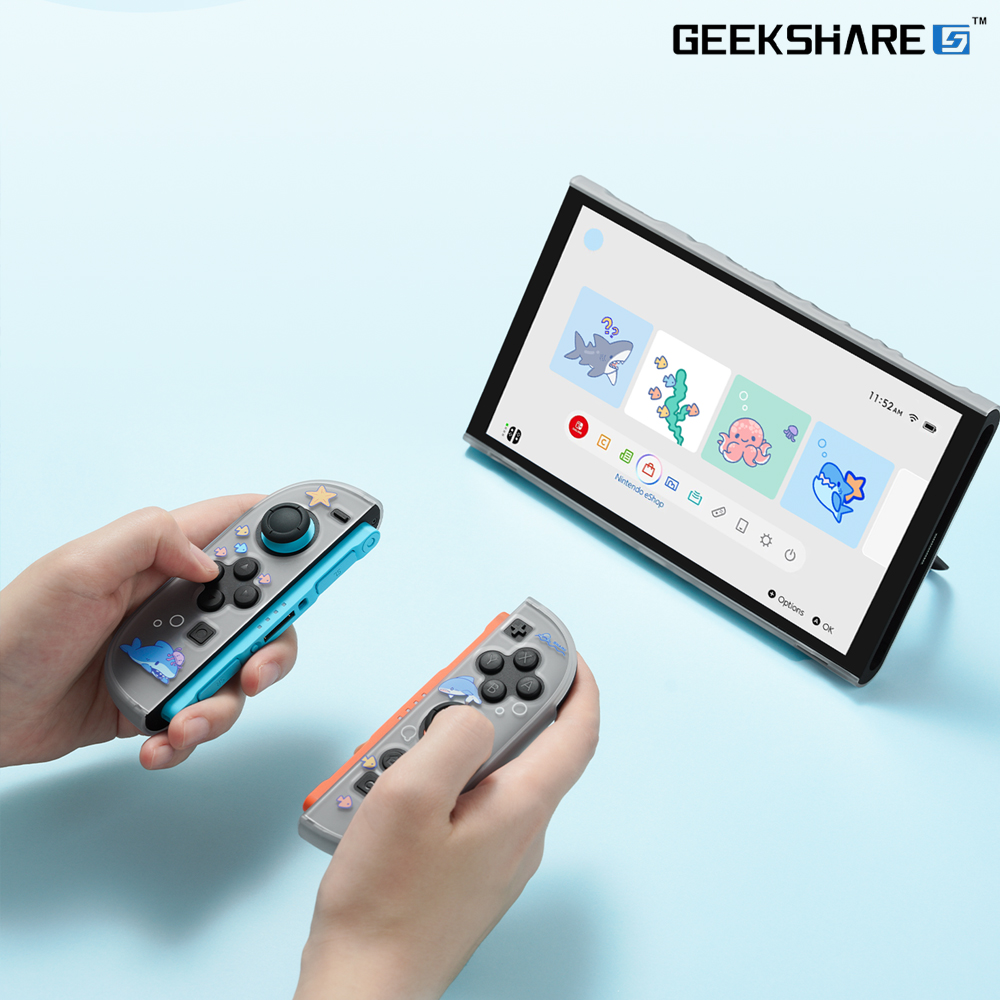 닌텐도 스위치2 케이스 긱쉐어 리틀샤크 풀커버 - 상세 이미지 5