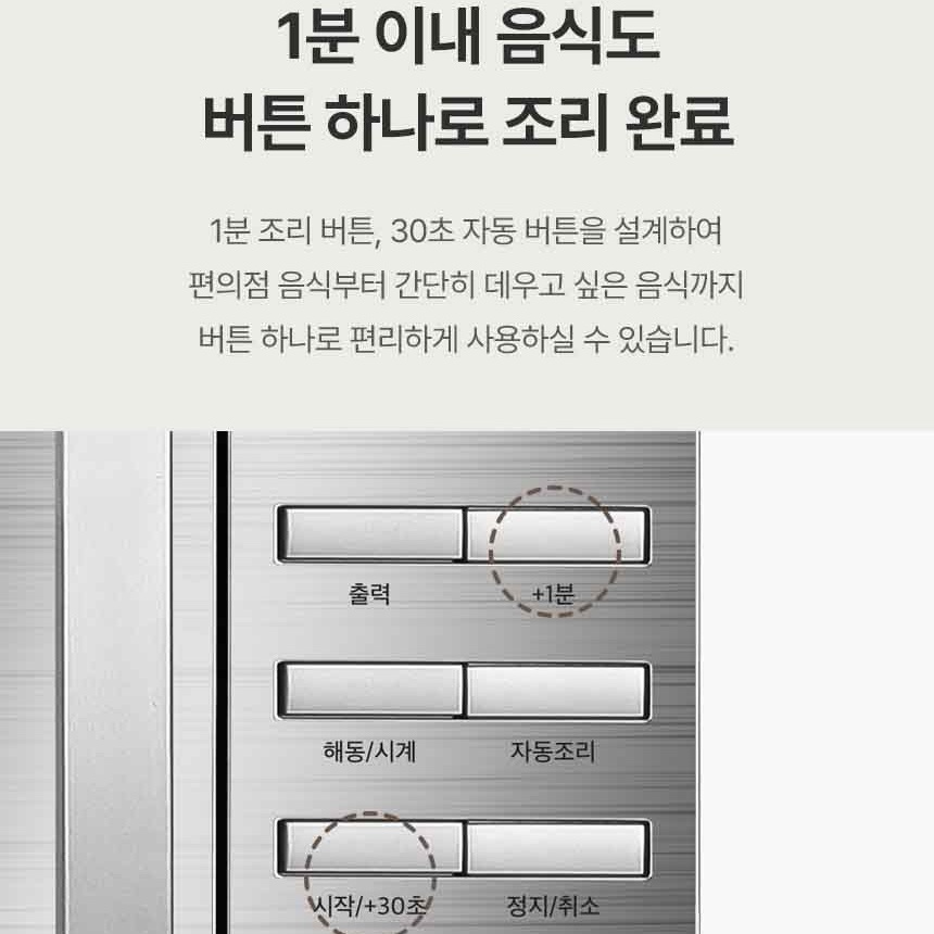 무회전 매직쉐프 전자레인지 25L 작은 자취생 업소용 전자렌지 소형 대용량