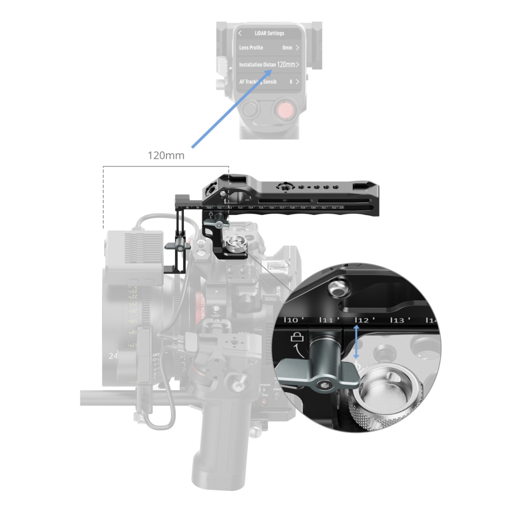스몰리그 DJI Focus Pro LiDAR 전용 탑 핸들 5236 이미지 6
