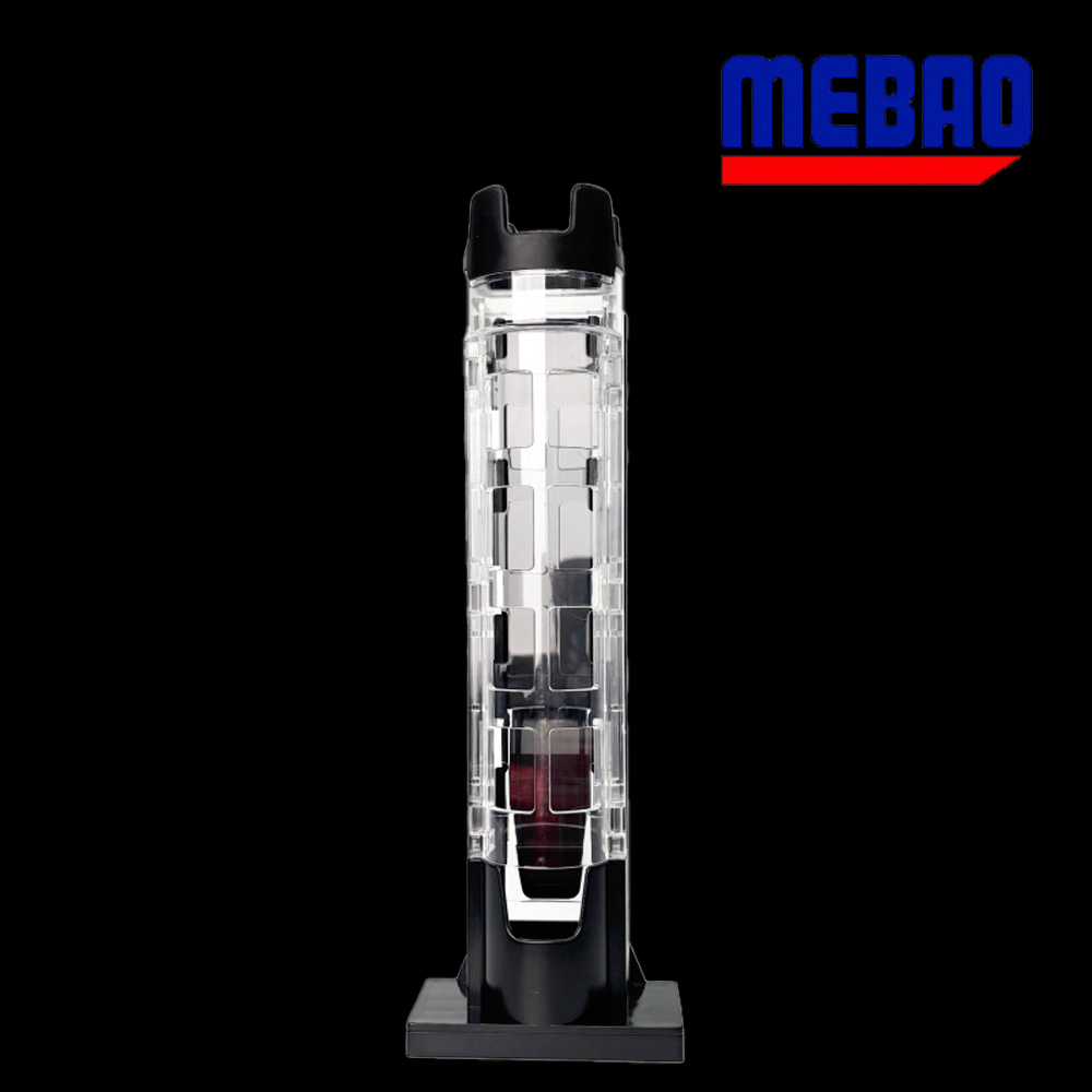 메바오 MB-320 태클박스 로드 낚싯대 스탠드 거치대 홀더 다이와 호환 투명 - 상품 이미지