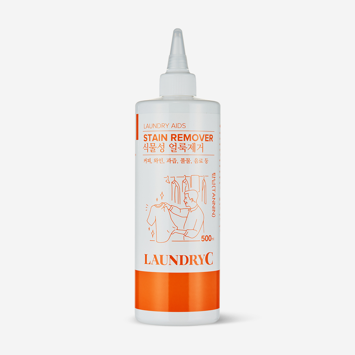 커피, 와인, 과즙, 풀물, 간장얼룩 등 식물성 얼룩제거제 탄닌 500ml - 상품 이미지