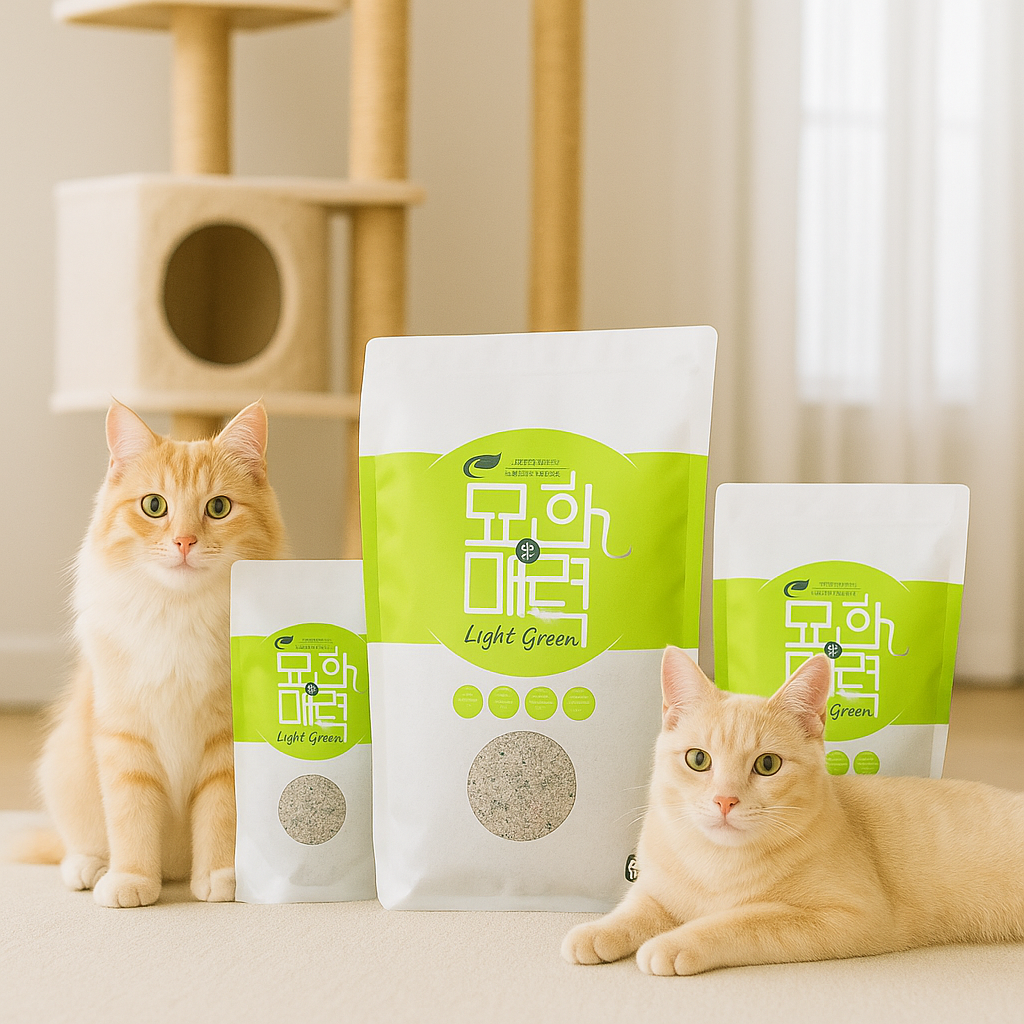 묘한매력 먼지 없는 전문가블렌딩 벤토나이트 고양이모래 18kg 이미지 3