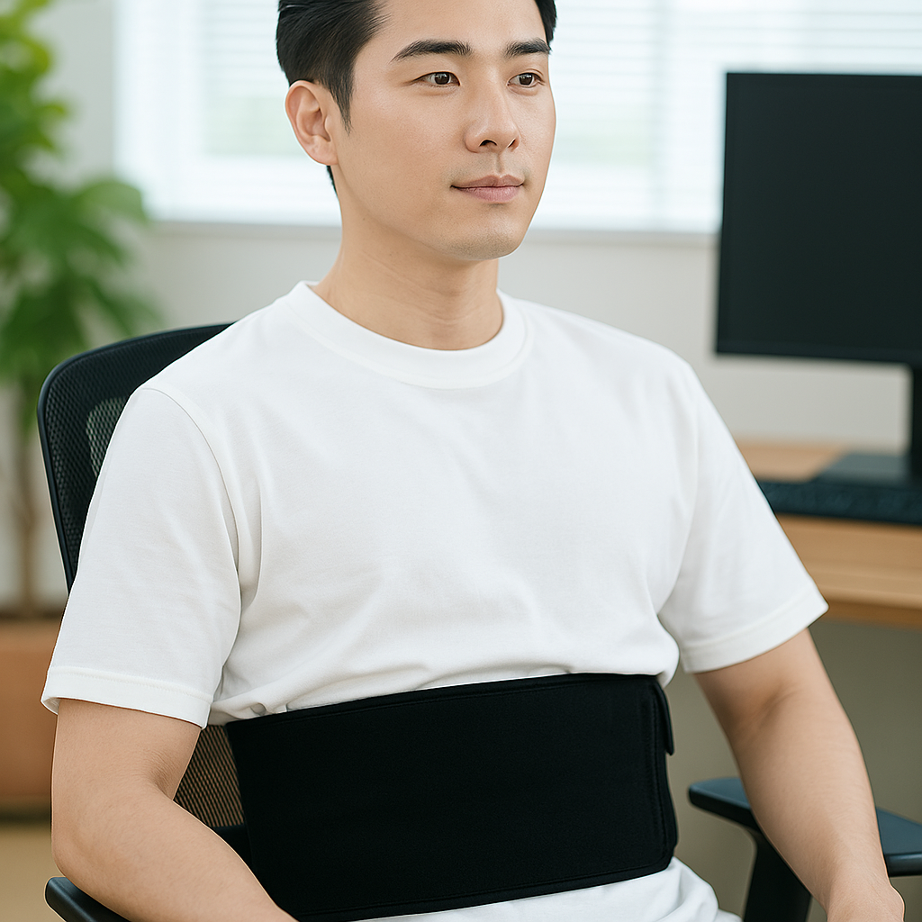 히트2웨어 원적외선 무선 허리 배 복부 온열 찜질기 발열 복대 휴대용 온열기 벨트 생리통