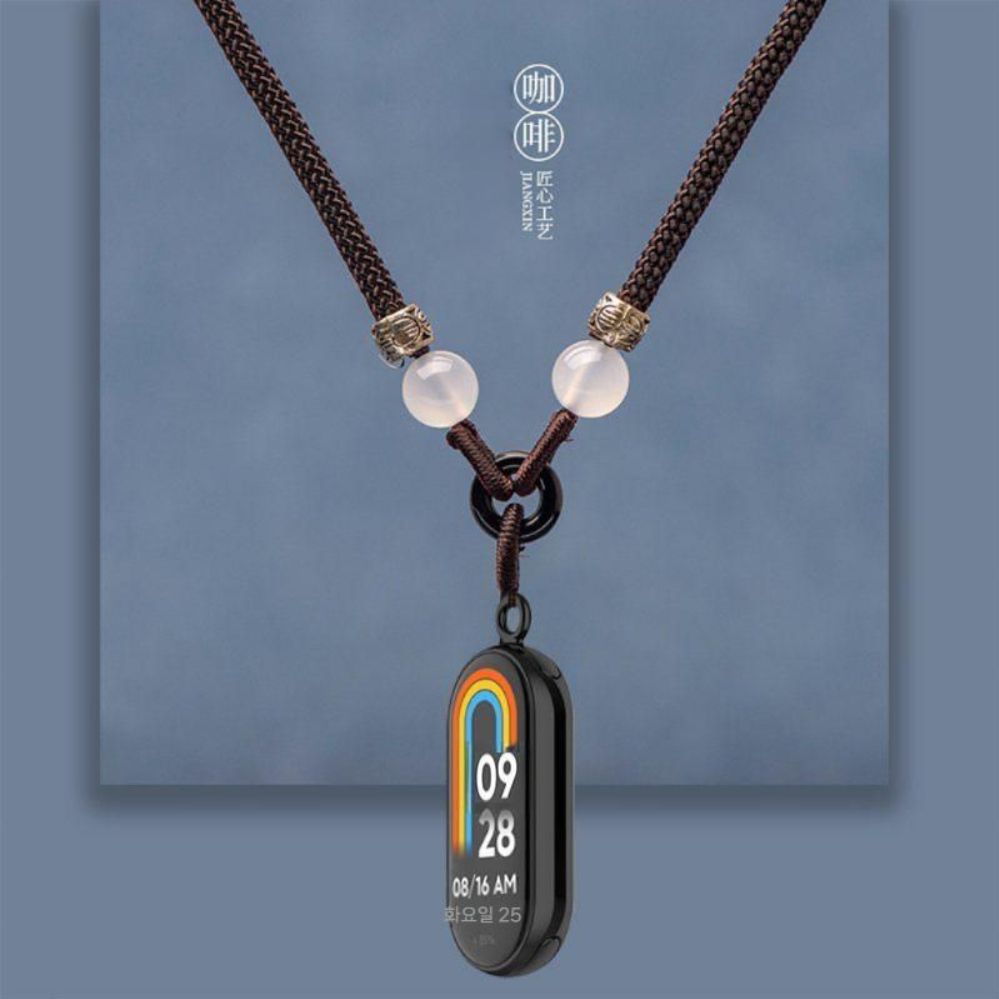 미밴드10 스트랩 펜던트 나일론 로프 목걸이 - 상세 이미지 3