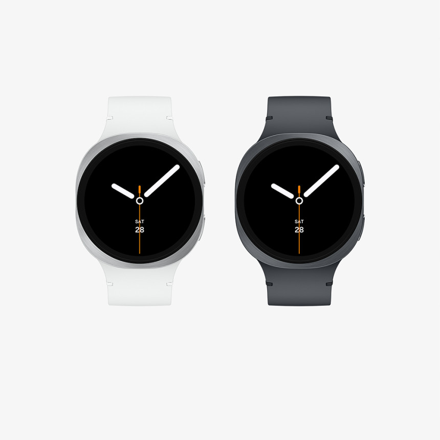 삼성 갤럭시 워치8 (강화유리 2매 패키지) 실버, 44mm, LTE 사진 2