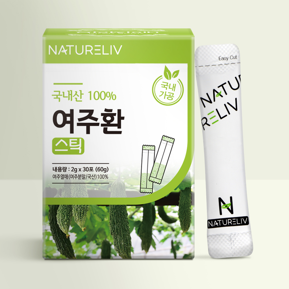 국내산 여주환 100프로 스틱 작은환 씨앗 뺀 여주 환 효능 30포, 1개