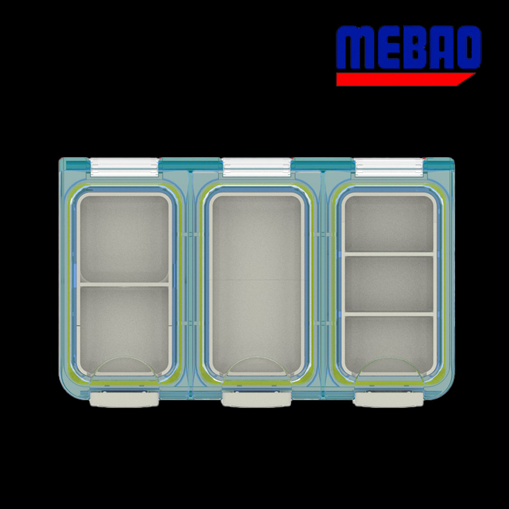 메바오 MK-123 낚시 루어 소품케이스 태클박스 유틸리티박스 MEBAO 블루 - 상품 이미지