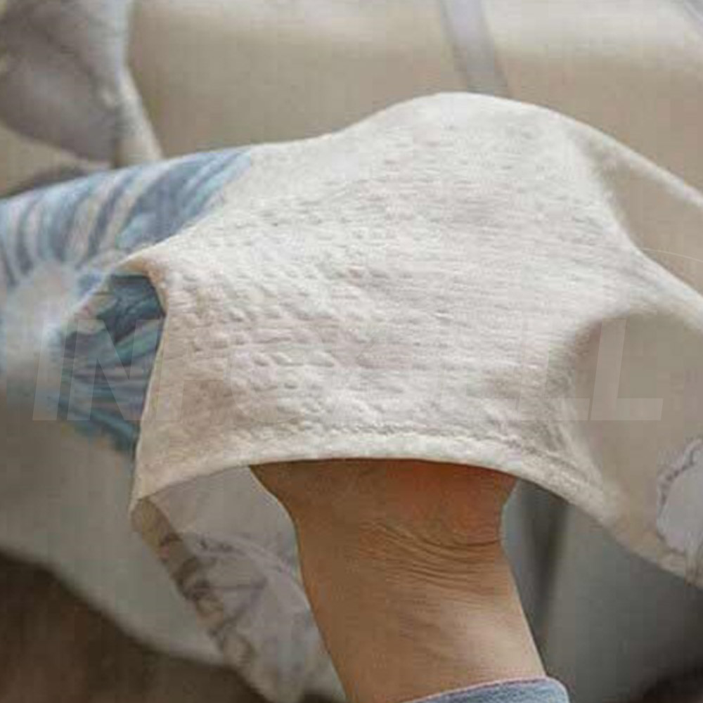 미루맘 린넨 패턴 냉장고이불 여름 냉감 아이스 쿨링 낱장 홑 이불 - 상세 이미지 3