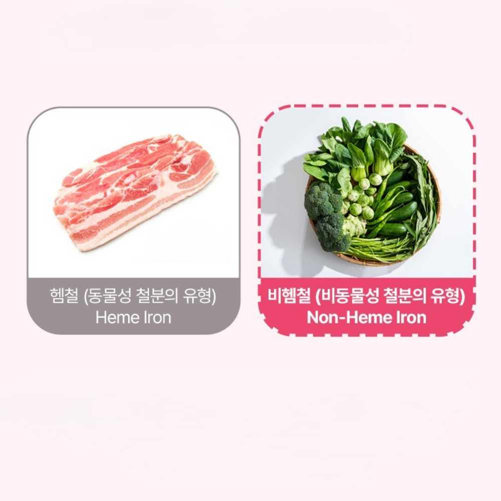 대웅생명과학 철분 복용시간 임산부 비헴첼 철분제 헴철 출산후 약3개월 90정, 1개 - 상세 이미지 5