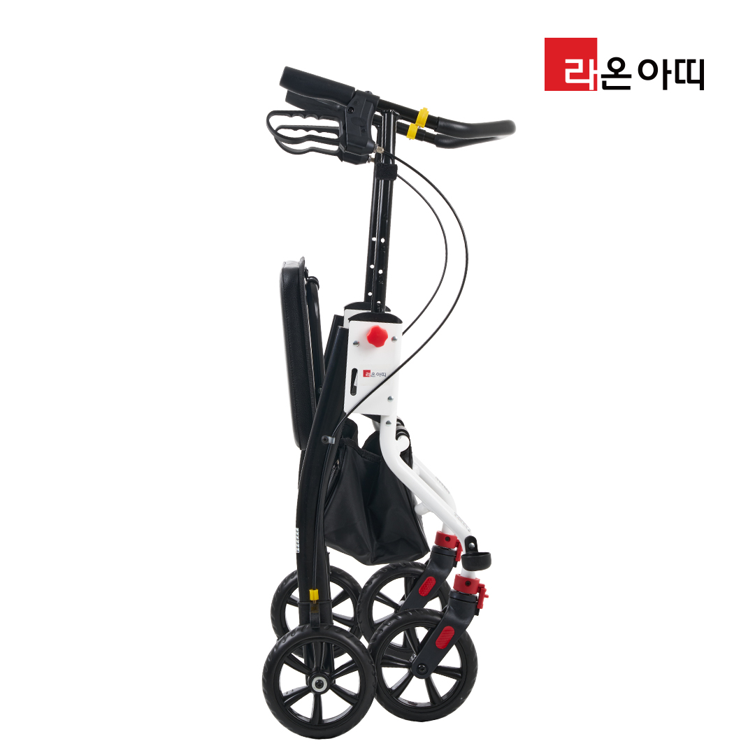 라온아띠 성인용보행기 직립형 KCS-730 고정 보관이 편리한 노인용 어르신 보행보조차 - 상세 이미지 2