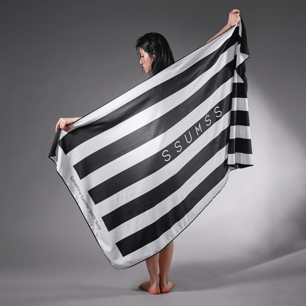 썸쓰 스트라이프 비치타올 대형 특대형 바디 여행 물놀이 큰 수건 극세사 성인 가벼운 타월