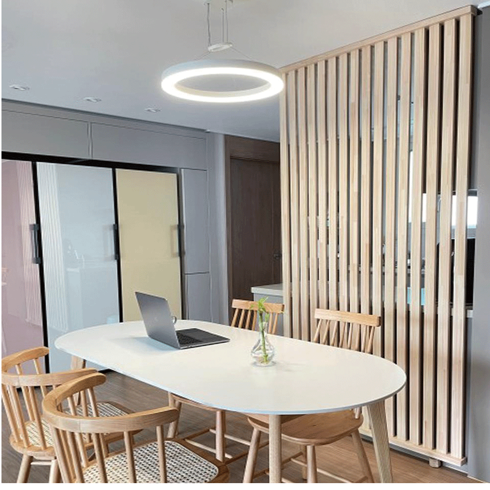 핀토리 스윙 가벽 원목 파티션 공간분리 인테리어 간살 이동식 칸막이