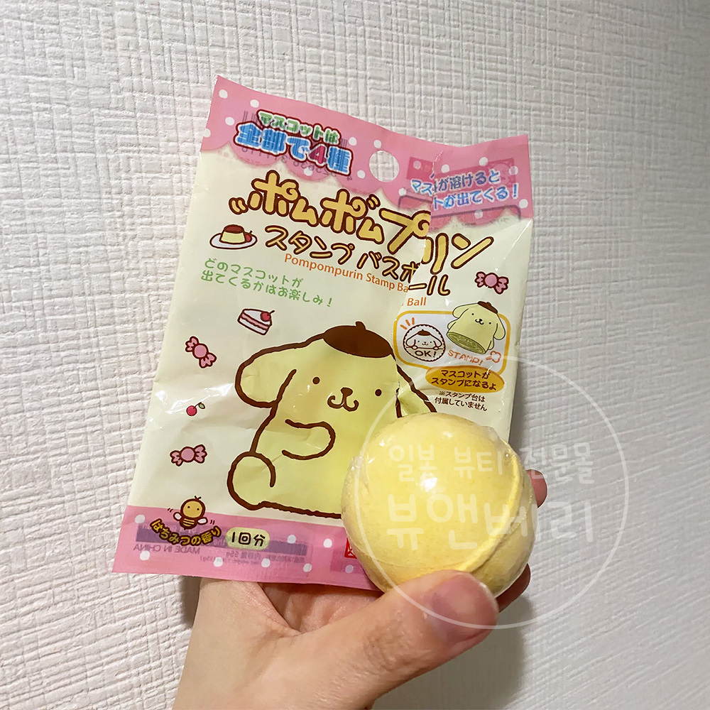 일본 캐릭터 바스볼 배쓰밤 입욕제 폼폼푸린, 65g, 1개 - 상세 이미지 2