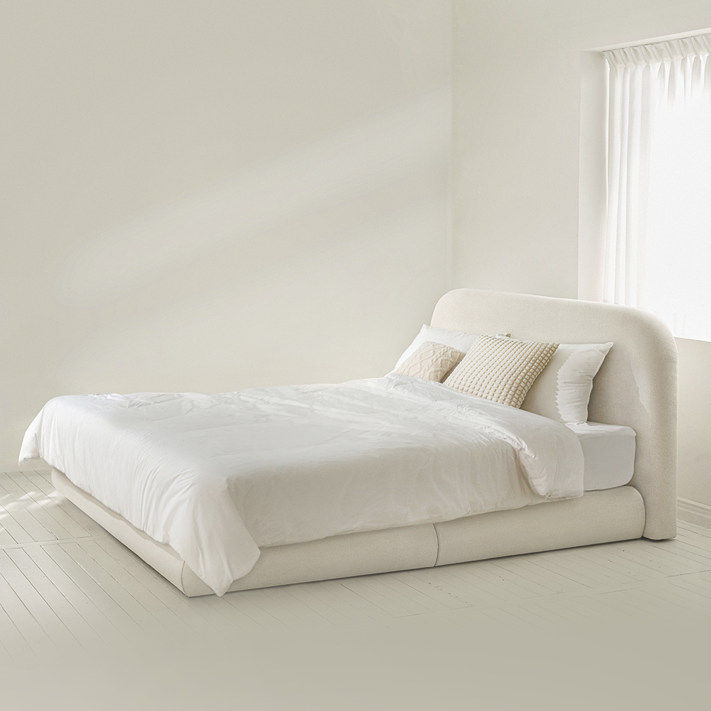 슬립퍼 티라 침대프레임 저상형 호텔 호텔형 패브릭 라지킹 LK 사이즈 침대