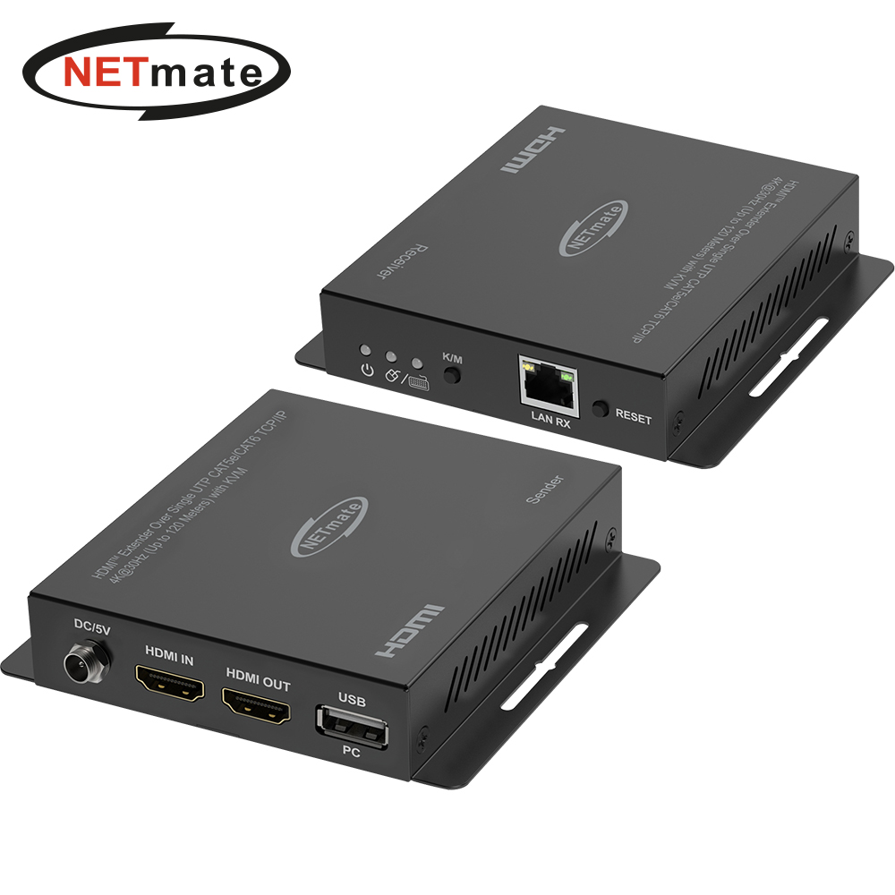 넷메이트 4K HDMI KVM 리피터 (120m) NM-PHK430 - 메인 이미지