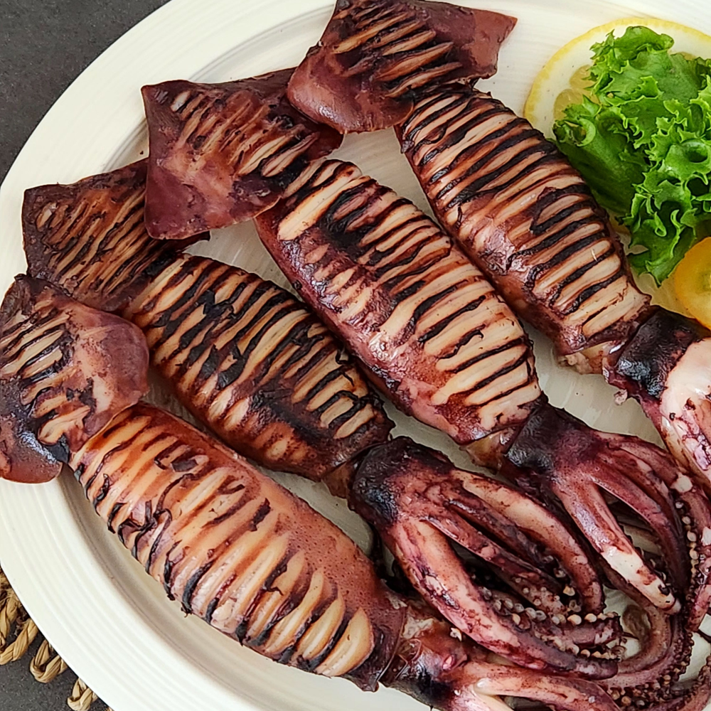 생물 오징어 오징어통찜 내장 총알 급냉 냉동 1kg