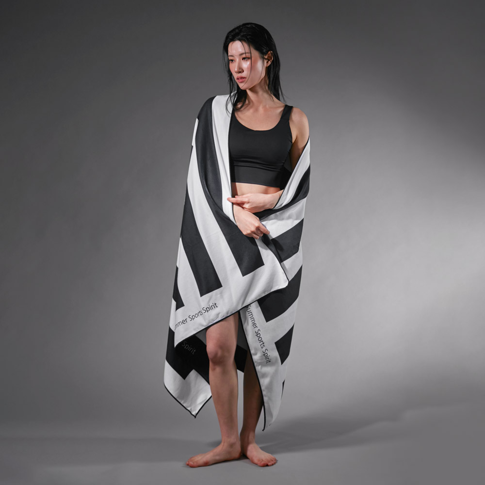 썸쓰 스트라이프 비치타올 대형 특대형 바디 여행 물놀이 큰 수건 극세사 성인 가벼운 타월