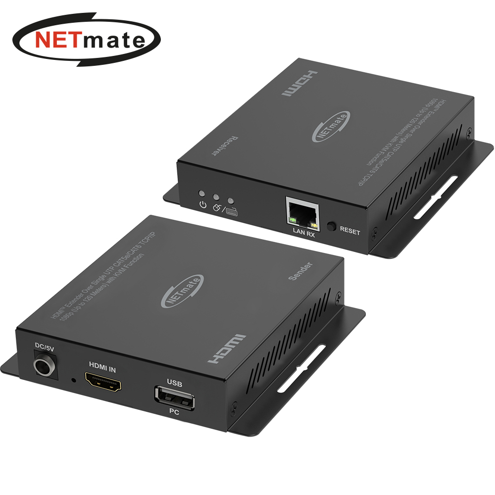 넷메이트 HDMI KVM 리피터 (120m) NM-PHK180 - 상품 이미지