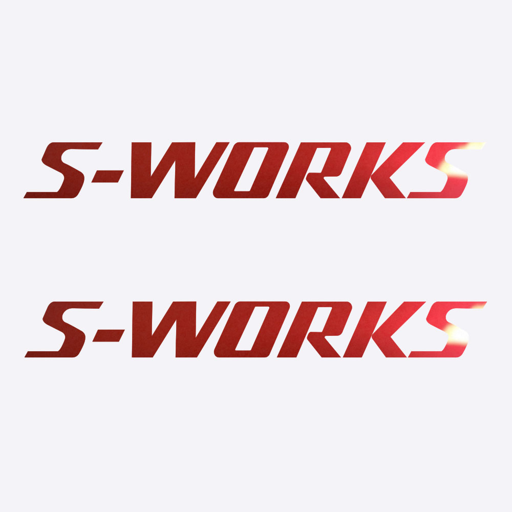 스페셜라이즈드 에스웍스 S-WORKS 로드 자전거 데칼 스티커  싱글 세트(1set 2개) - 상세 이미지 5