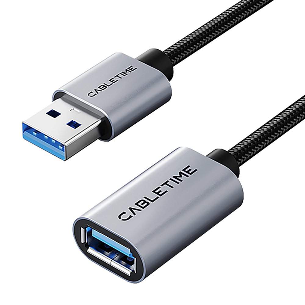 케이블타임 USB3.0 M to F 연장 케이블 연장선 CA17 1m, 1개 - 상품 이미지