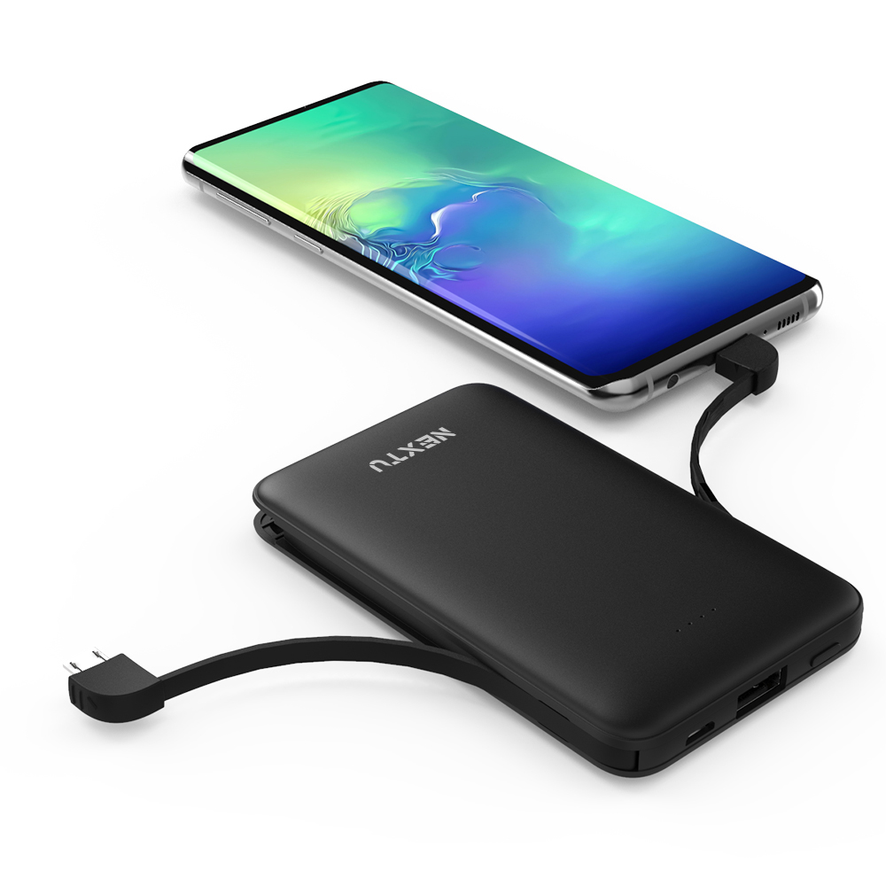 넥스트 NEXT-5005PBCB 케이블 일체형 5000mAh 휴대용 보조배터리